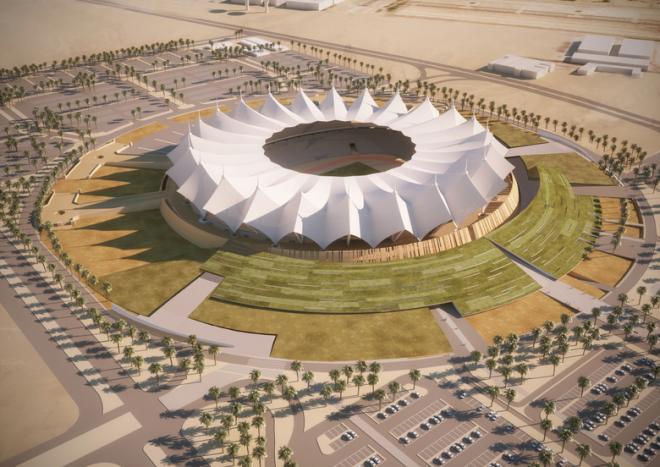 King Fahd estadio de la Supercopa.