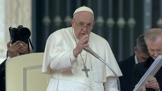 El Papa Francisco, durante una misa en El Vaticano.