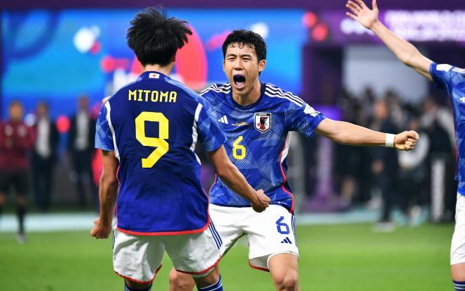Japón celebra uno de los goles contra Alemania (Foto: Cordon Press).
