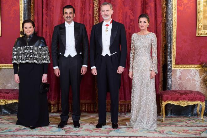 Felipe VI con Tamim bin Hamad Al Thani en Madrid (Foto: Cordon Press).