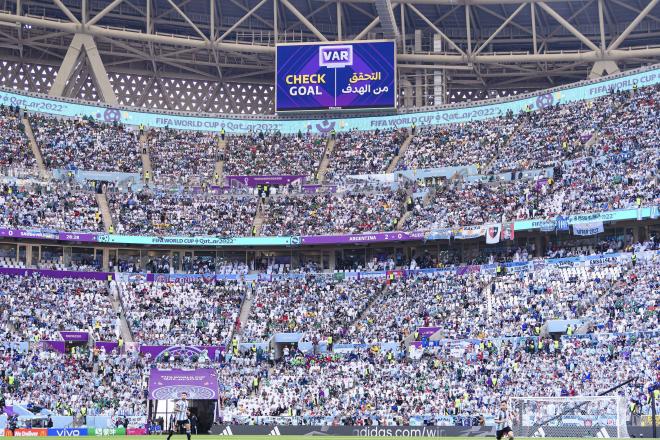 Las gradas en un partido del Mundial de Qatar (Foto: Cordon Press).