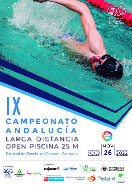Cartel del IX Campeonato de Larga Distancia de Natación en Granada (Foto:FAN)