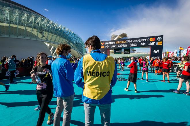 El dispositivo médico para el Maratón Valencia