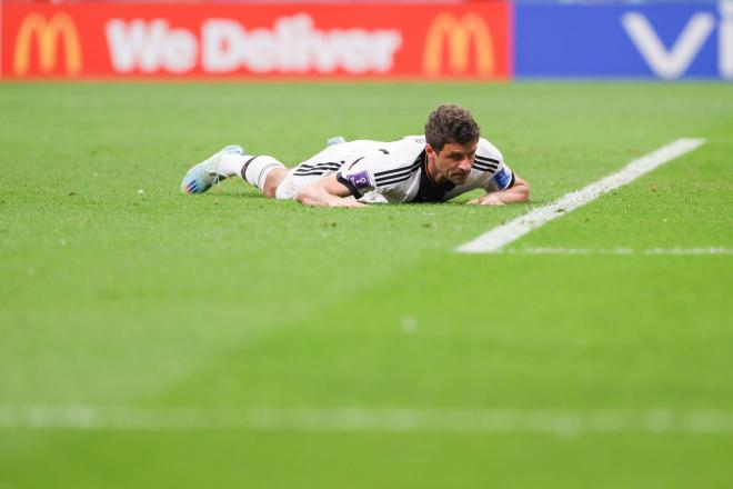 Thomas Müller, durante el Costa Rica-Alemania (Foto: Cordon Press).