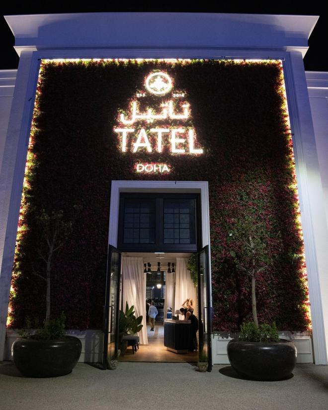 El restaurante TATEL en Doha, elegido por las parejas de los futbolistas para la cena.