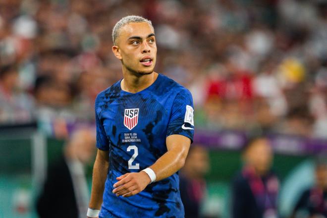 Sergiño Dest, con Estados Unidos en el Mundial de Qatar (Foto: Cordon Press).