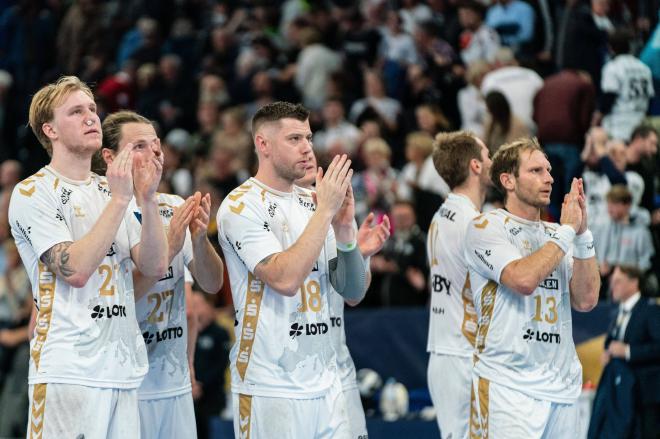 Los jugadores del Aalborg la temporada pasada (Foto: Cordon Press).