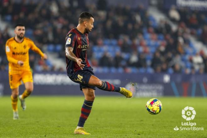 Rubén Vezo, en el Levante-Ponferradina (Foto: LaLiga).