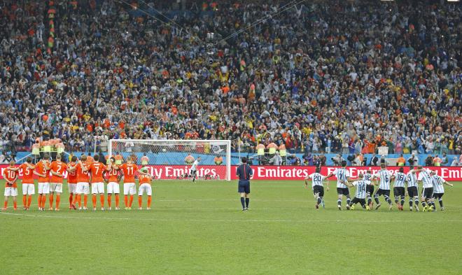 La última 'final' de Messi contra Holanda: semis de la Copa del Mundo de 2014.