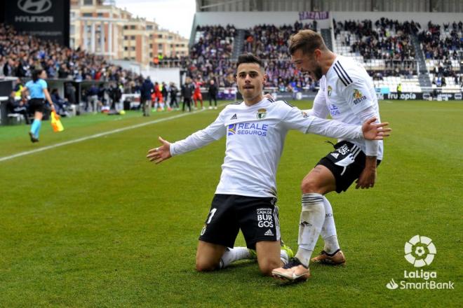 Gaspar celebra su gol al Eibar (Foto: LaLiga).