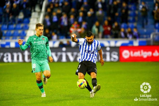 De Frutos, en el Alavés-Levante (Foto: LaLiga).