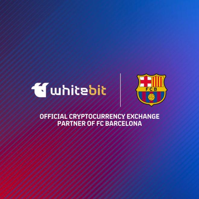 Whitebit, el nuevo socio del Barcelona (Foto: @FCBarcelona).