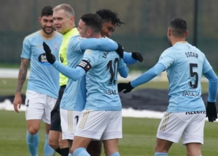 Celebración de Iago Aspas (Foto: RC Celta).