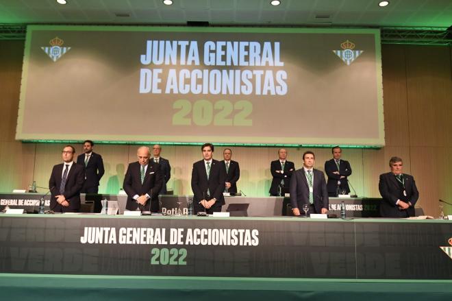 El consejo del Betis en la Junta de 2022 (Foto: Kiko Hurtado)