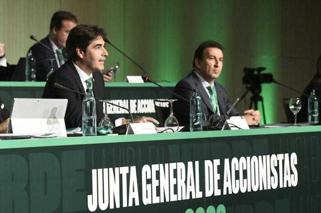 Ángel Haro y López Catalán, en la Junta de 2022 (Foto: Kiko Hurtado)