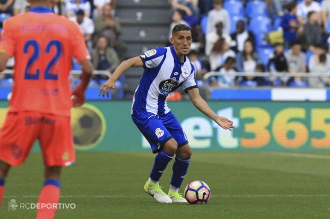 Fayçal Fajr en el Deportivo (Foto: RCD)