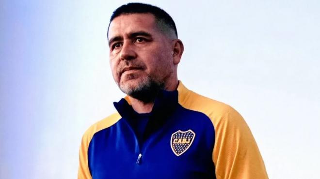 Juan Román Riquelme, con Boca Juniors (Foto: EFE).