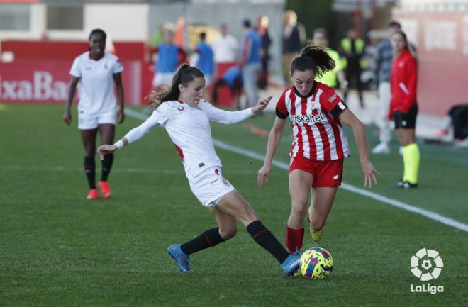Imagen del Sevilla Femenino-Athletic. 