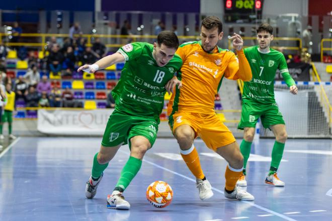 Un lance del Betis FS-UMA Antequera.