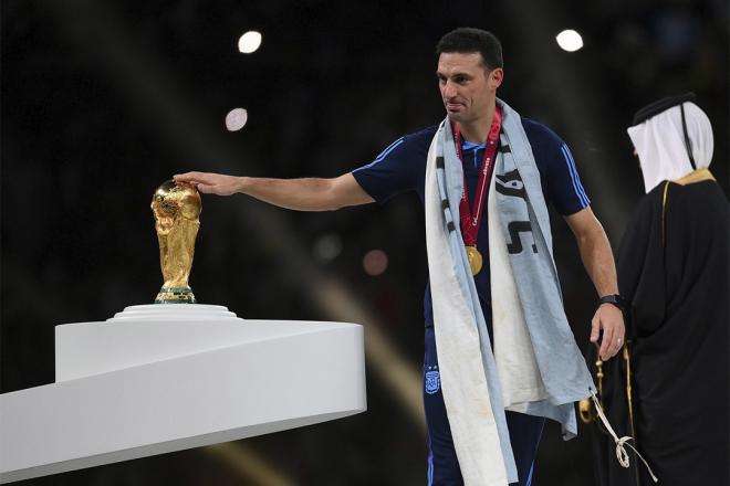 Lionel Scaloni, campeón del Mundial (Foto: Fifa)