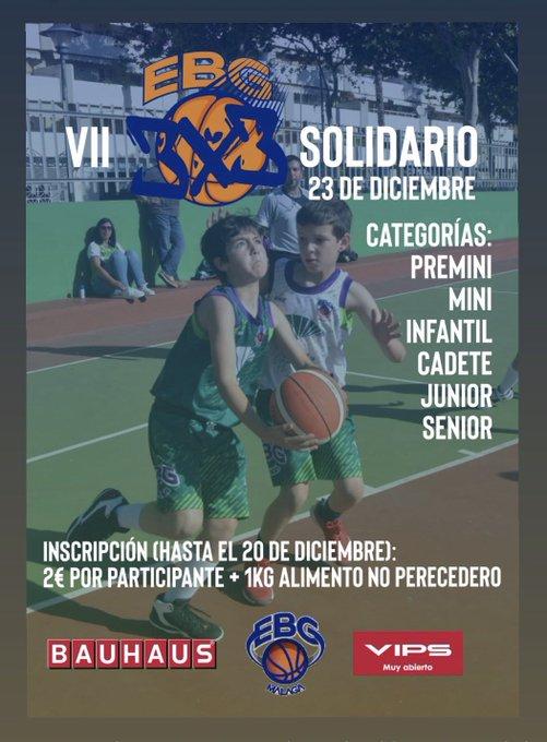 Torneo Solidario 3x3 de EBG Málaga.