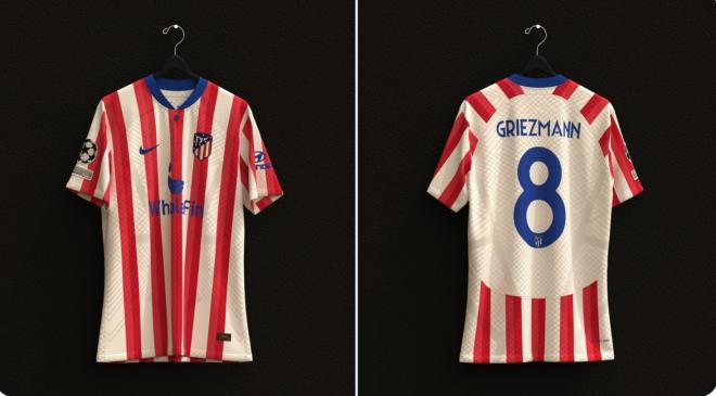 La nueva camiseta del Atlético de Madrid 2023/2024.