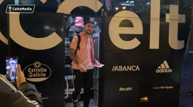 El central Unai Núñez, en su regreso a Bilbao para jugar la Copa con el RC Celta frente al Gernika.