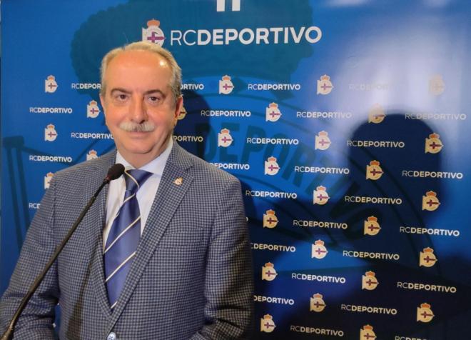 Antonio Couceiro, presidente del Deportivo, habló de Lucas Pérez