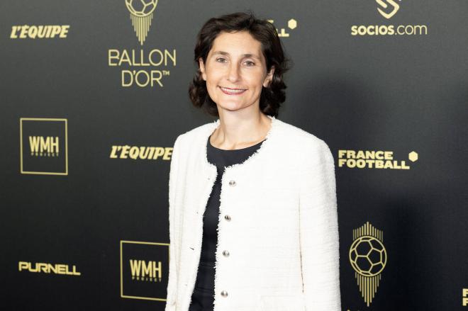 Amélie Oudéa-Castéra en la ceremonia del Balón de Oro 2022 (Foto: Cordon Press).