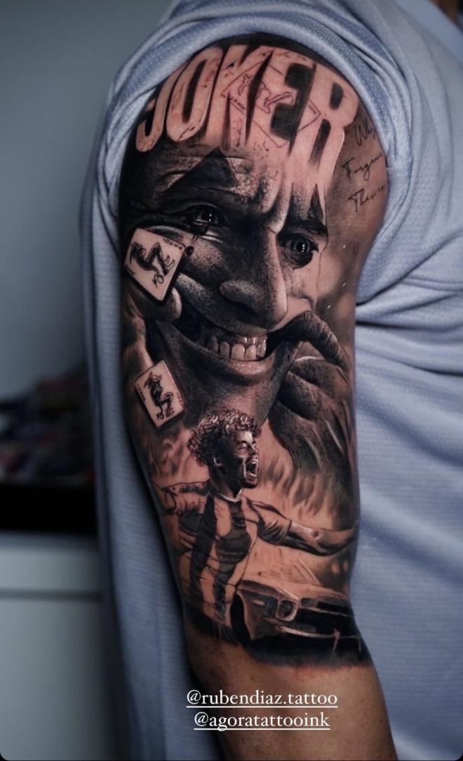 El increíble tatuaje de Mario Soriano (Foto: Redes sociales de Mario)