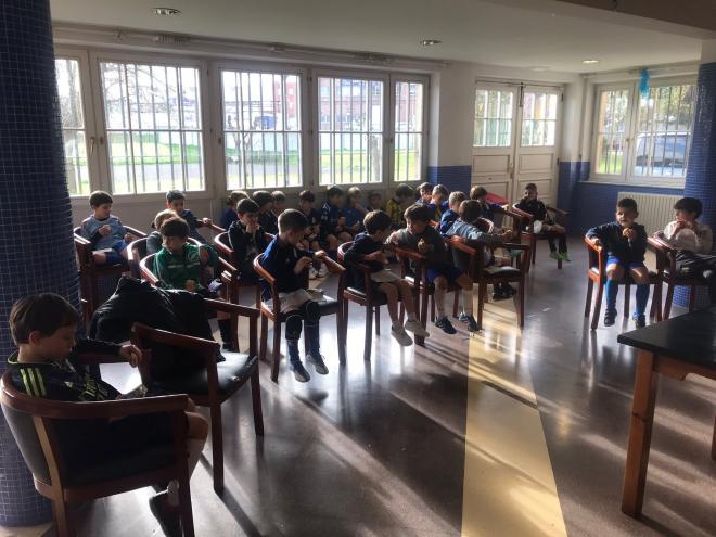 Los jugadores del Campus RO (Foto: Real Oviedo).