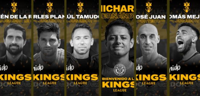 Algunos futbolistas famosos confirmados para la King's League (Foto: King's League)