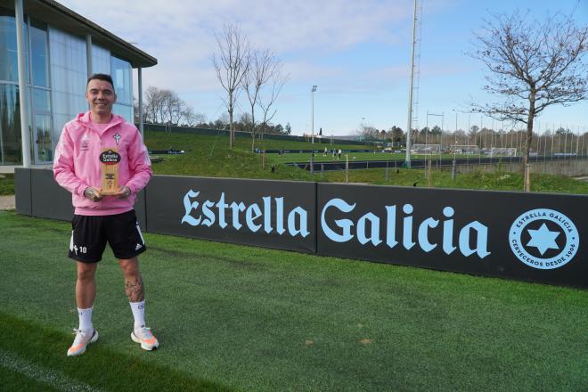 Iago Aspas, mejor jugador de noviembre (Foto: RC Celta).