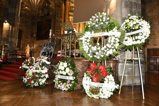 El funeral de Txetxu Rojo tuvo lugar en la Basílica de Begoña (Foto: Athletic Club).