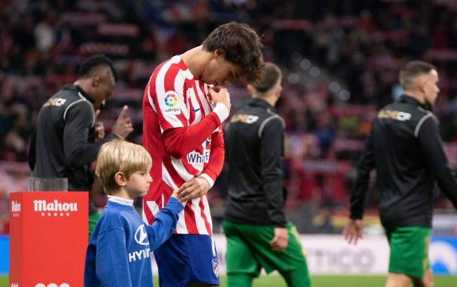 Joao Félix no parece que vaya a tener sitio en el Atlético de Madrid de Simeone (Foto: Cordon Press).