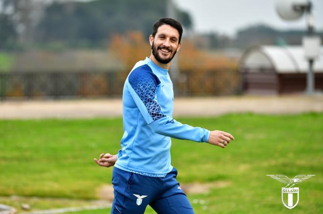 Luis Alberto, en un entrenamiento (Foto: SS. Lazio).