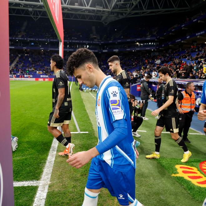 Roger Martínez, en su debut con el Espanyol (Foto: RCDE).