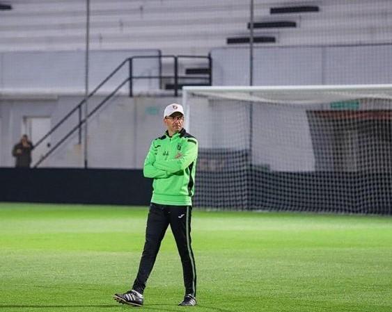 José Juan Romero, entrenador del AD Celta (Foto: @ADCeuta_FC).