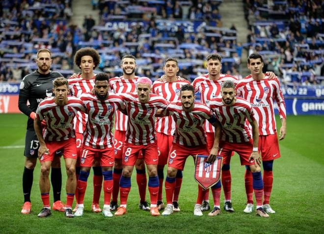 Once del Atlético de Madrid en Oviedo (Foto: ATM).