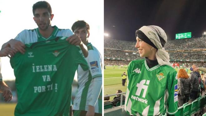 El Betis le dedicó el triunfo a Elena Huelva con una camiseta