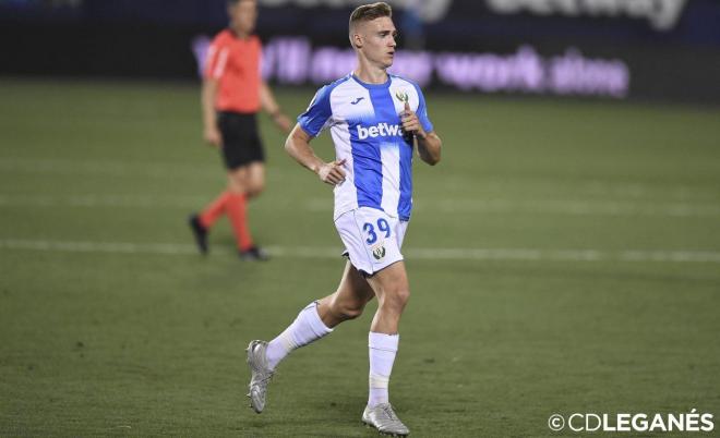 Manu Garrido, delantero del Leganés (Foto: Leganés).