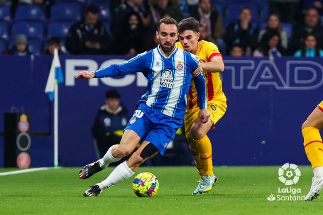 Pierre-Gabriel jugador del Espanyol, ante el Valladolid (Foto: Cordon Press).