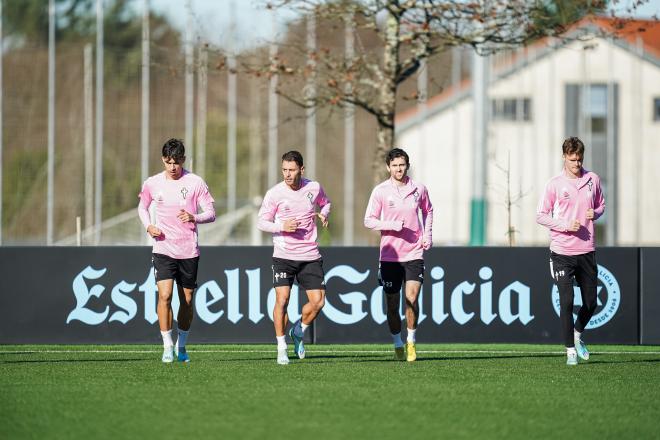 De la Torre, Veiga, Kevin y Swedberg (Foto: RC Celta).