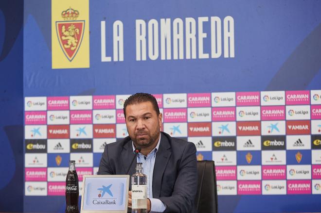 Juan Carlos Cordero, en rueda de prensa.