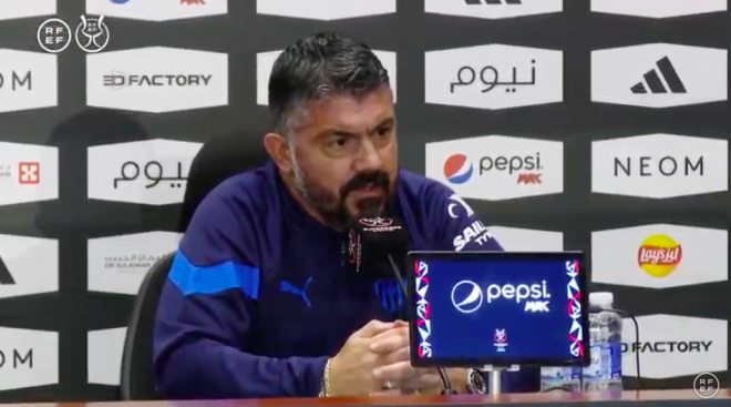 Gennaro Gattuso, en rueda de prensa.