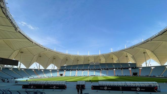 La sede de la Supercopa de España, el estadio King Fahd de Riad (Foto:RFEF)