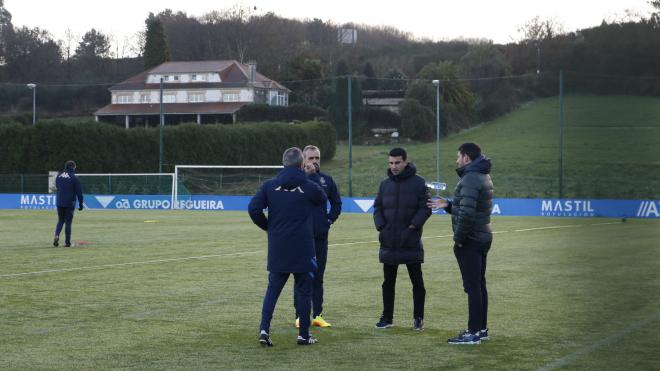 Carlos Rosende, Juan Giménez, Óscar Cano y Elías (Foto: Xane)