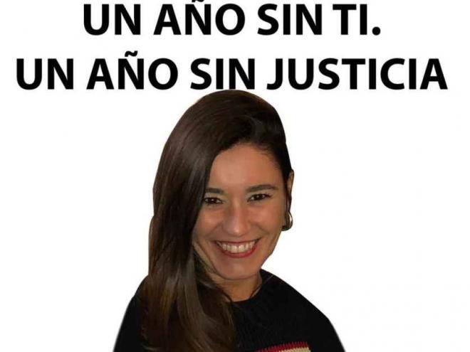 Concentración para pedir justicia por Esther López.