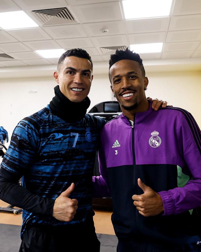 Militao y Cristiano Ronaldo (Foto: RMCF).