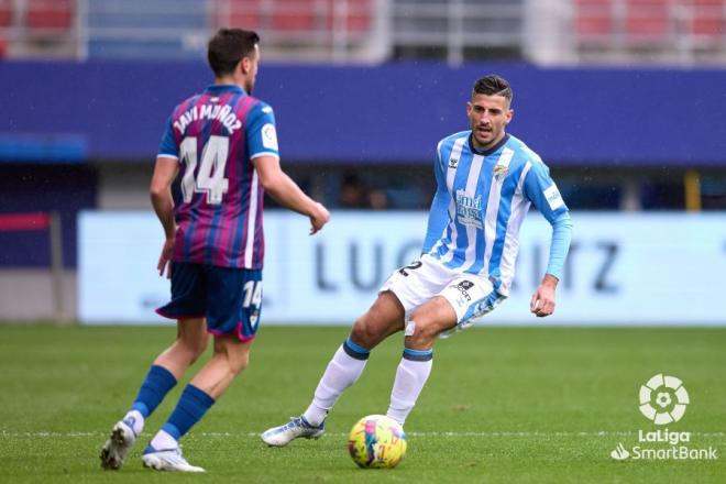 Chavarría, en el Eibar-Málaga (Foto: LaLiga).